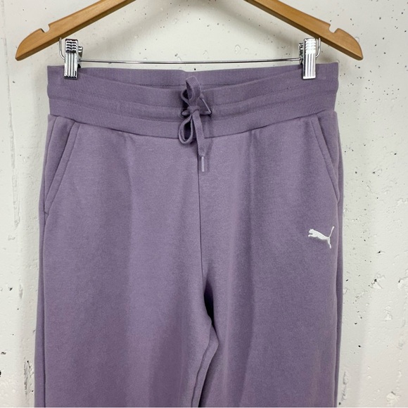 Puma Women’s size Medium Lavender Full Leg Fleece Joggers - Picture 3 of 14